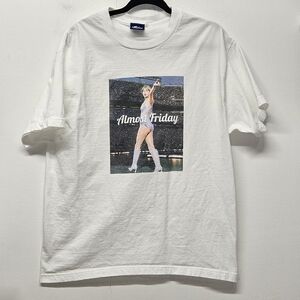 Friday Bears Swiftie Era Tour Tee T-Shirt Large White Almost Friday Print